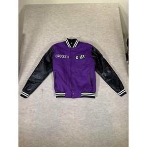 Tennessee Mustangs Elite Jacket Mens Small Purple Football Varsity 2022 Classic